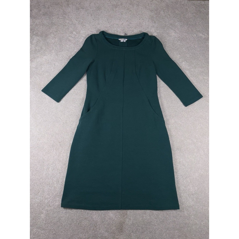 Boden Hannah jersey sheath dress green Pockets Us 4 - Picture 6 of 16